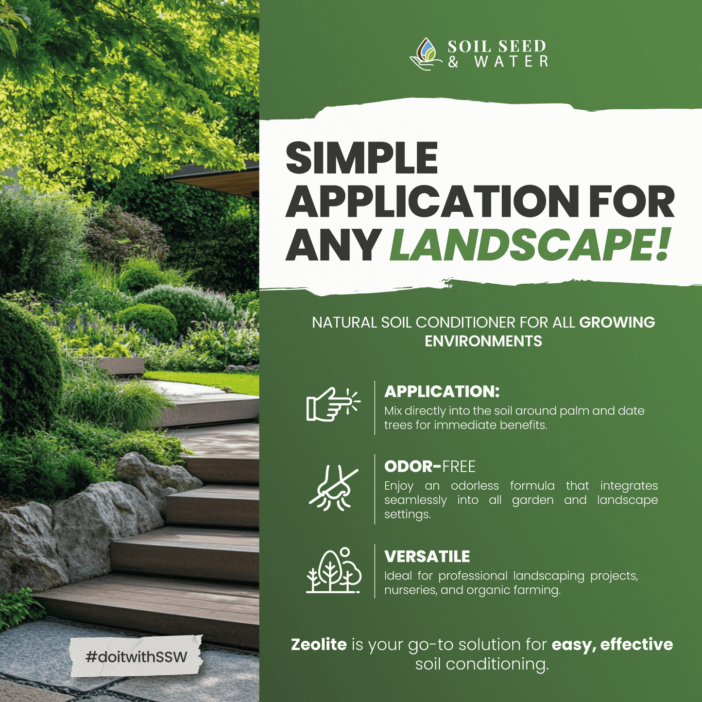 Zeolite: Natural Mineral Soil Conditioner