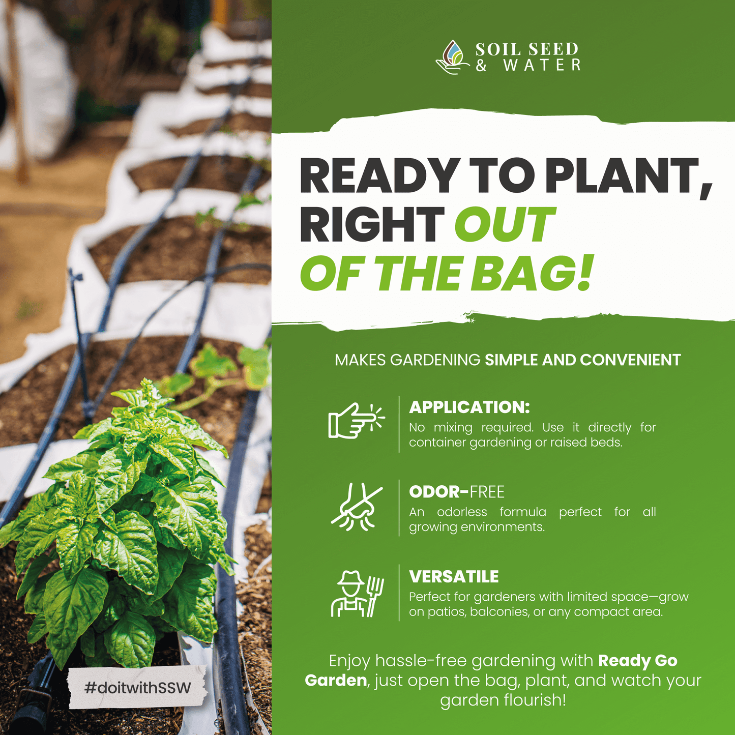 Ready Go Garden Organic Potting Soil