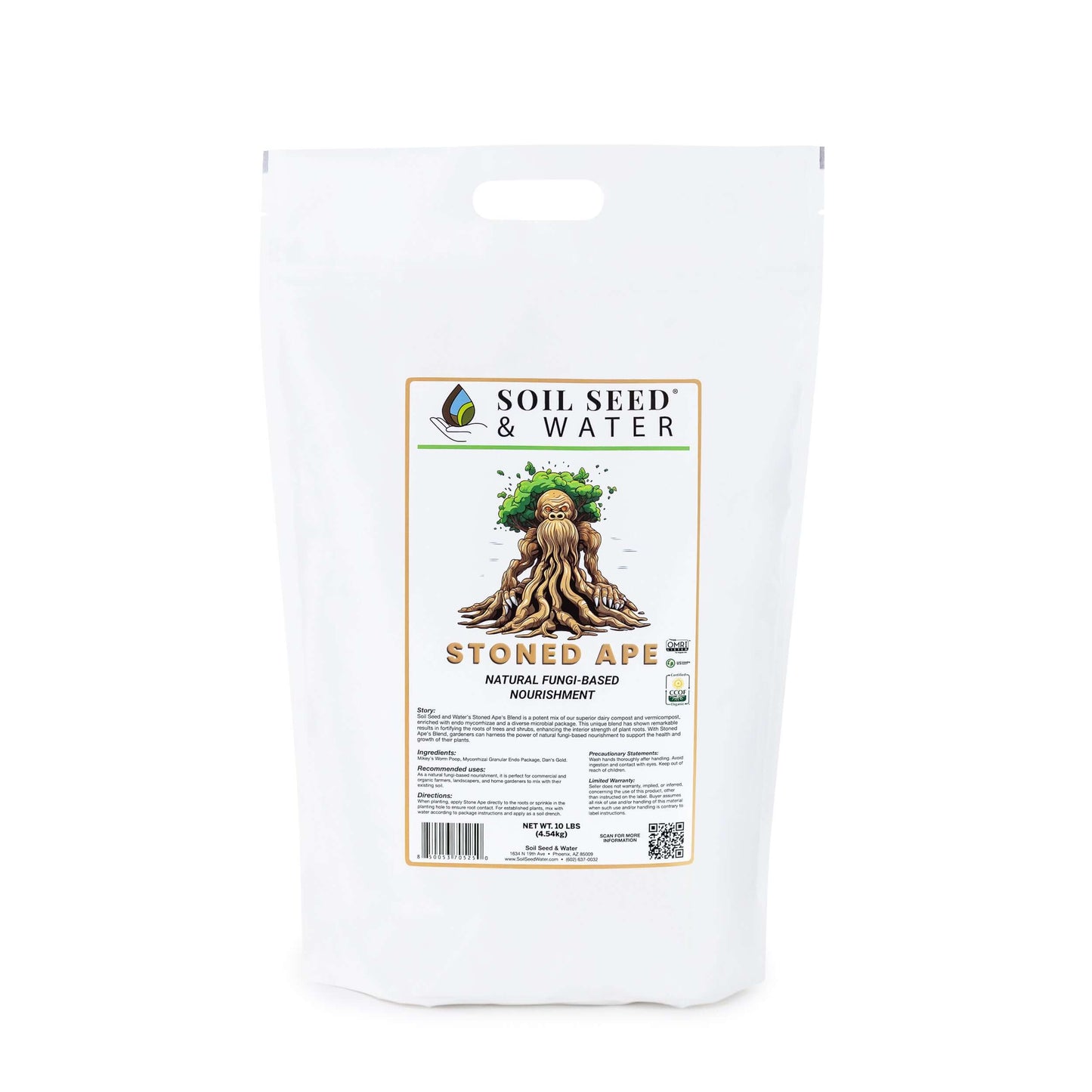 Stoned Ape's Blend Concentrated Organic Soil Amendment Fertilizer and Mycorrhizal Root Enhancer
