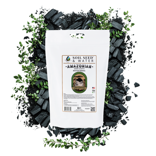 Amazonian Dark Earth Organic Soil Amendment Fertilizer Biochar & Minerals