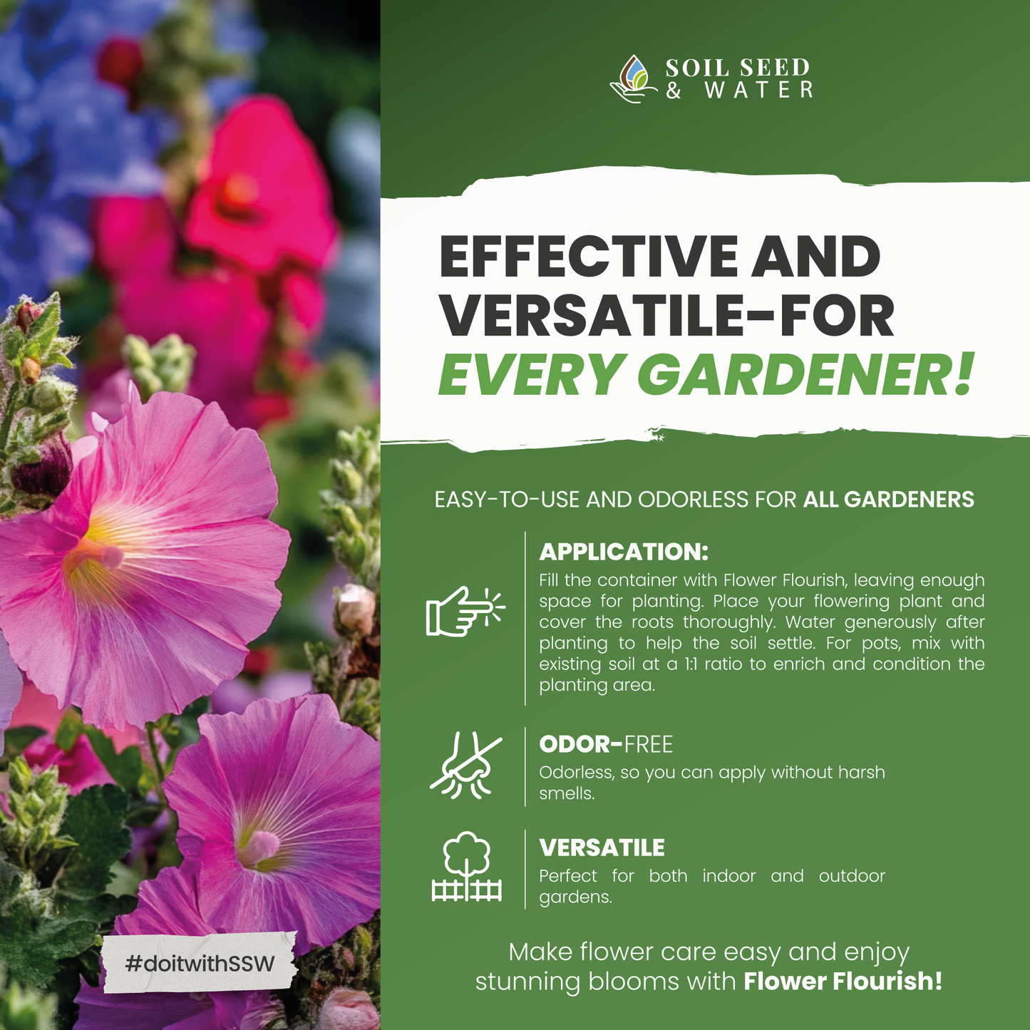 Flower Flourish: Flowering Plant Potting Mix