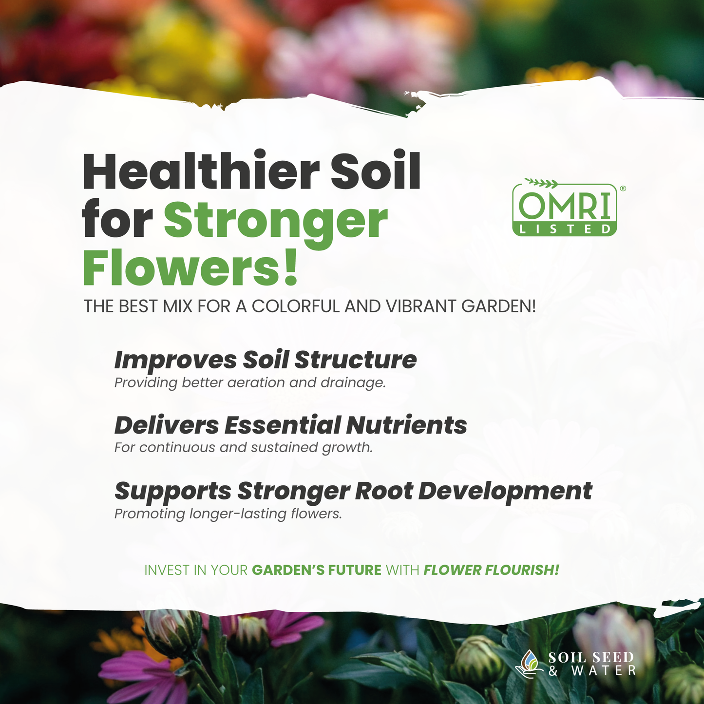 Flower Flourish: Flowering Plant Potting Mix