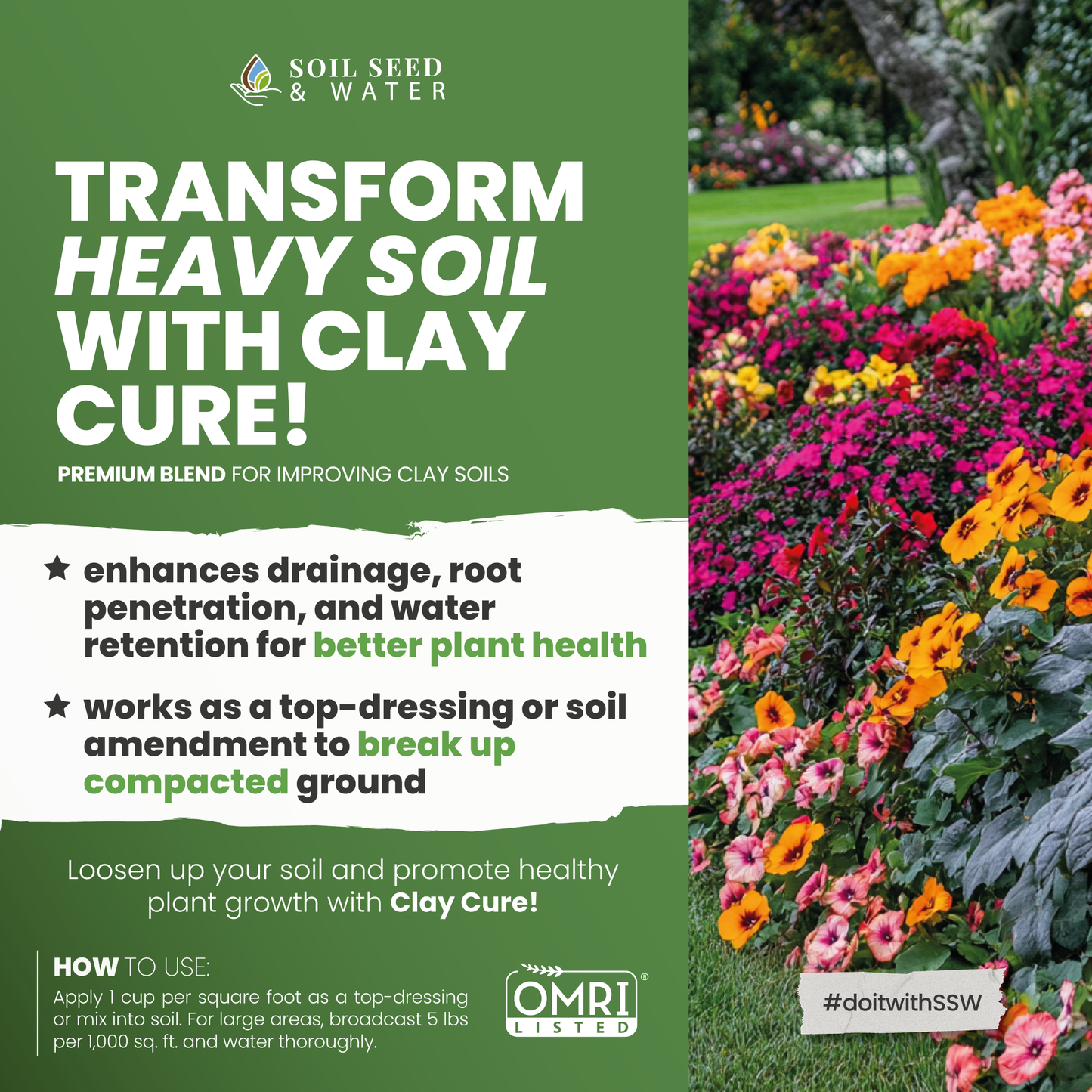 Clay Cure: Clay Soil Drought Blend for Improved Soil Balance