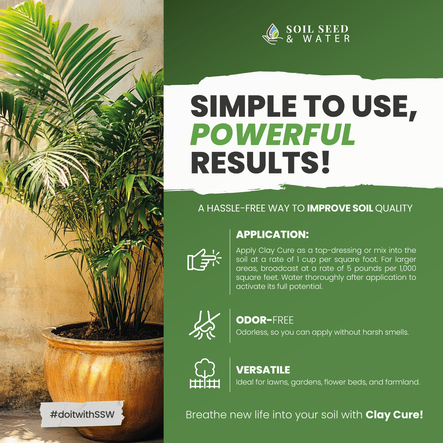 Clay Cure: Clay Soil Drought Blend for Improved Soil Balance