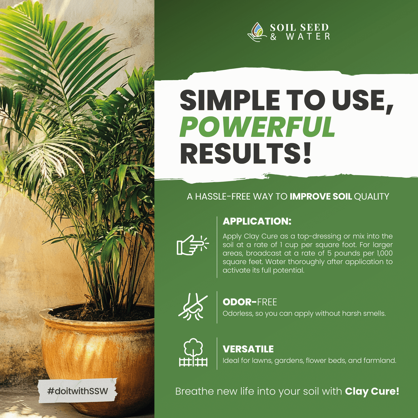 Clay Cure: Clay Soil Drought Blend for Improved Soil Balance