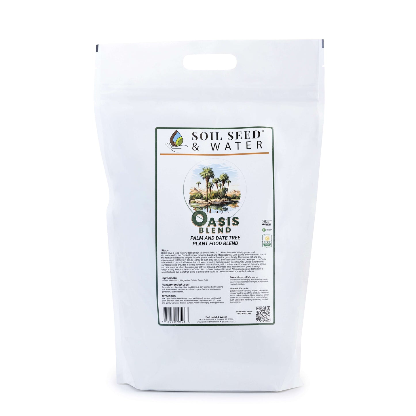 Oasis Blend Concentrated Organic Soil Amendment Fertilizer for Palm & Date trees