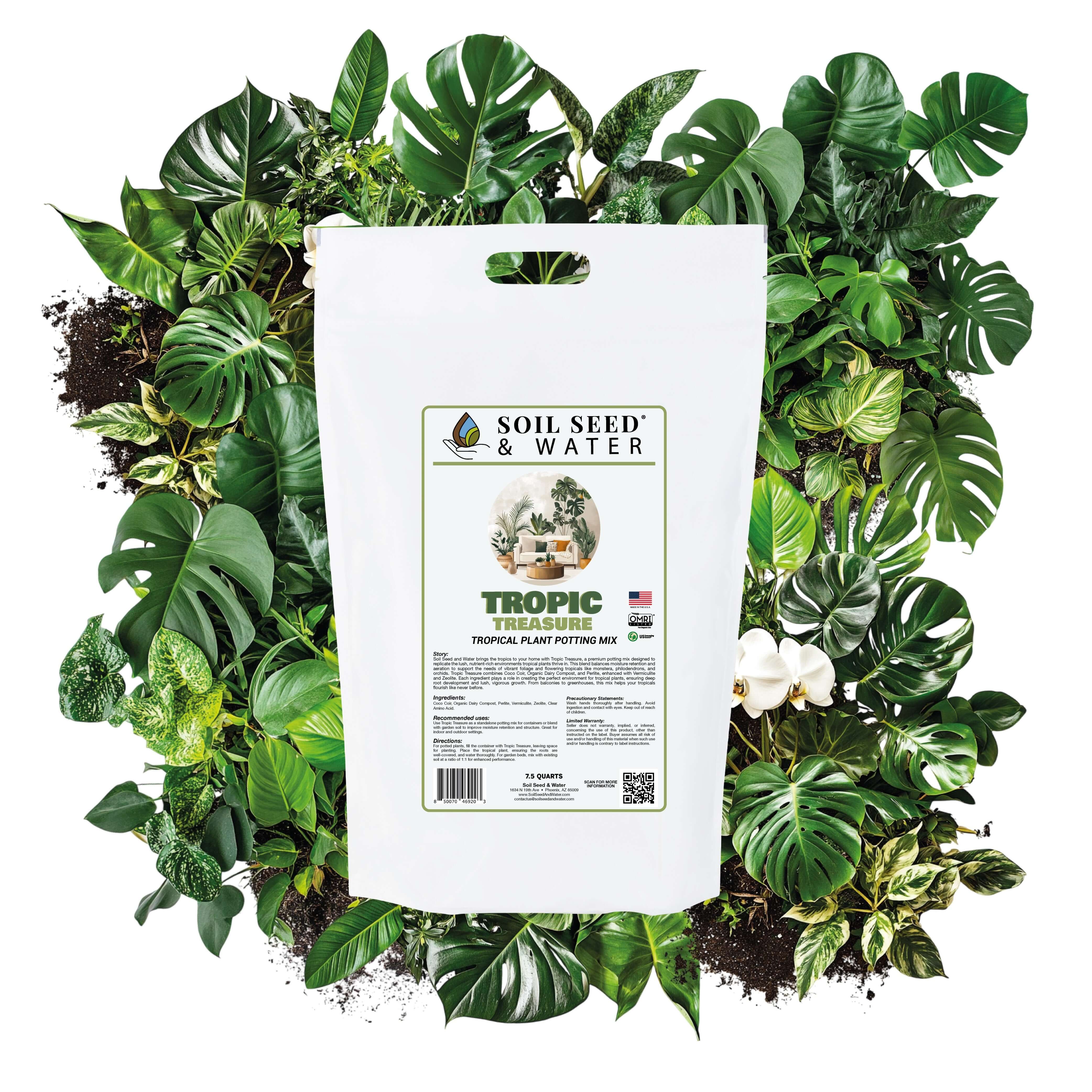 potting soil tropical plant Tropic Treasure