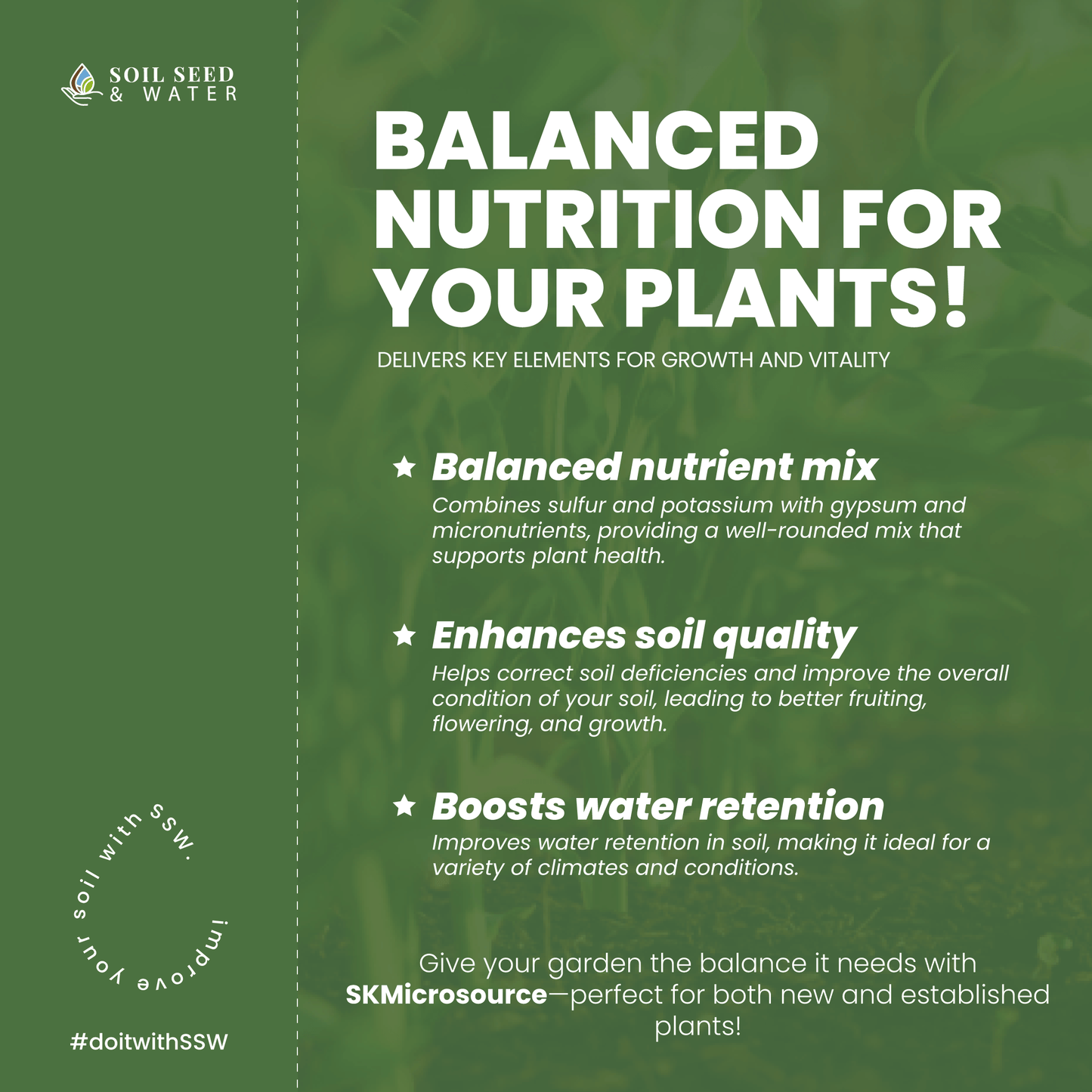 SKMicrosource: Sulfur-Potassium Nutrition Boost