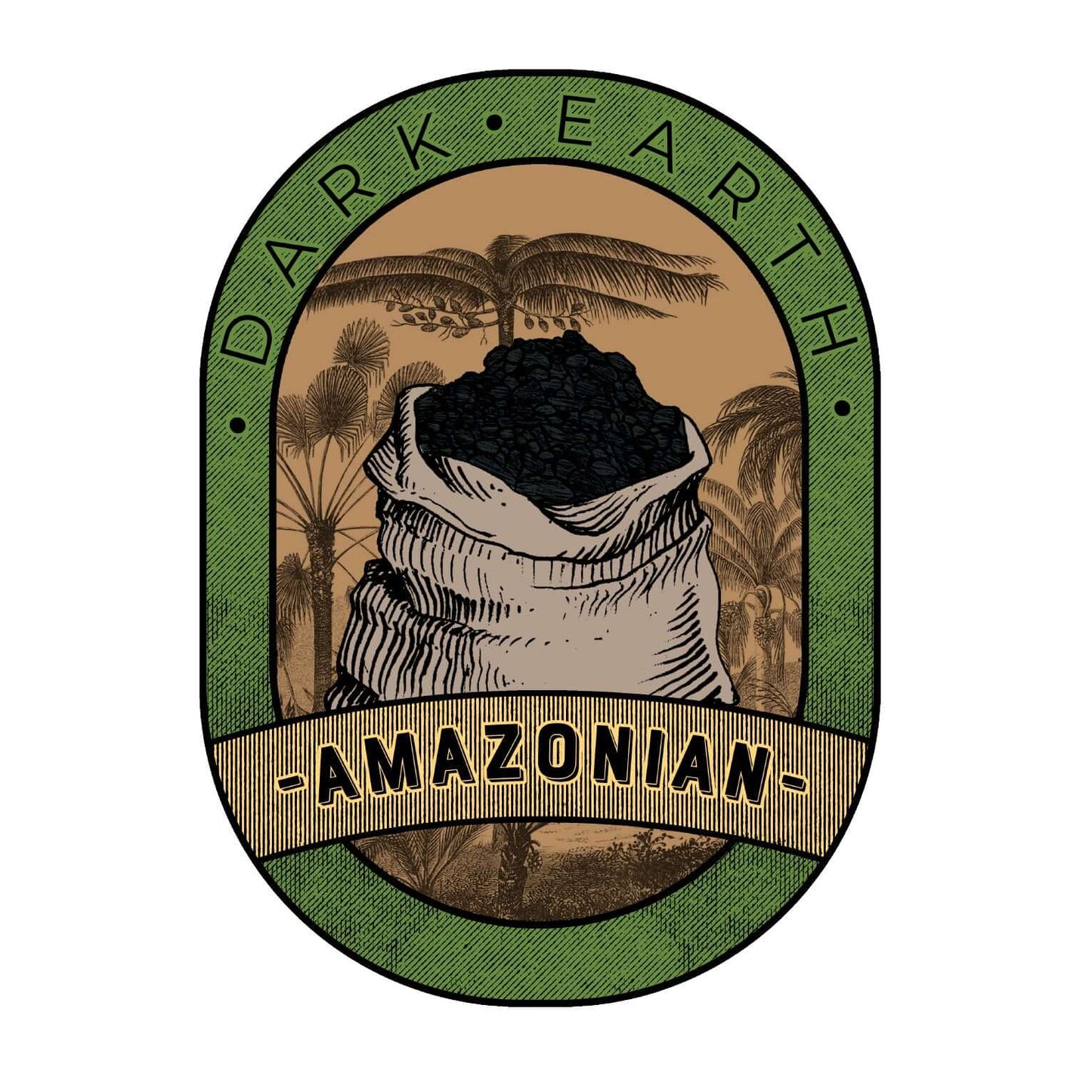 Amazonian Dark Earth Organic Soil Amendment Fertilizer Biochar & Minerals