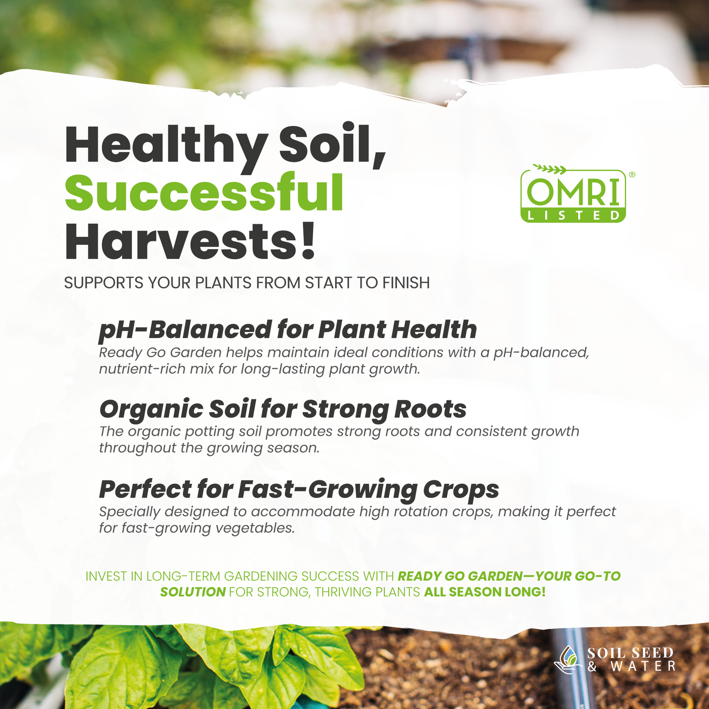 Ready Go Garden Organic Potting Soil