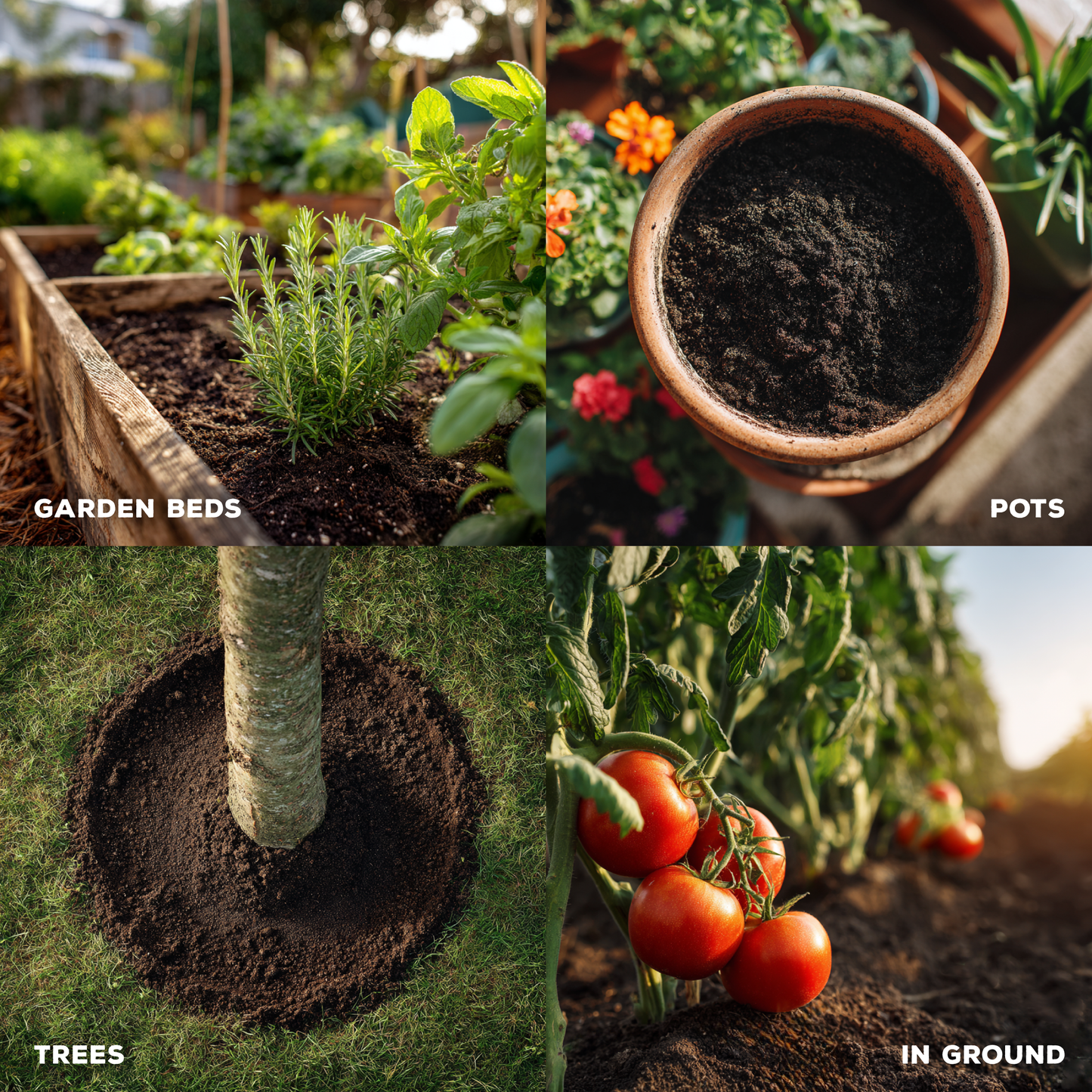 Compost orgánico para productos lácteos de Dan's Gold