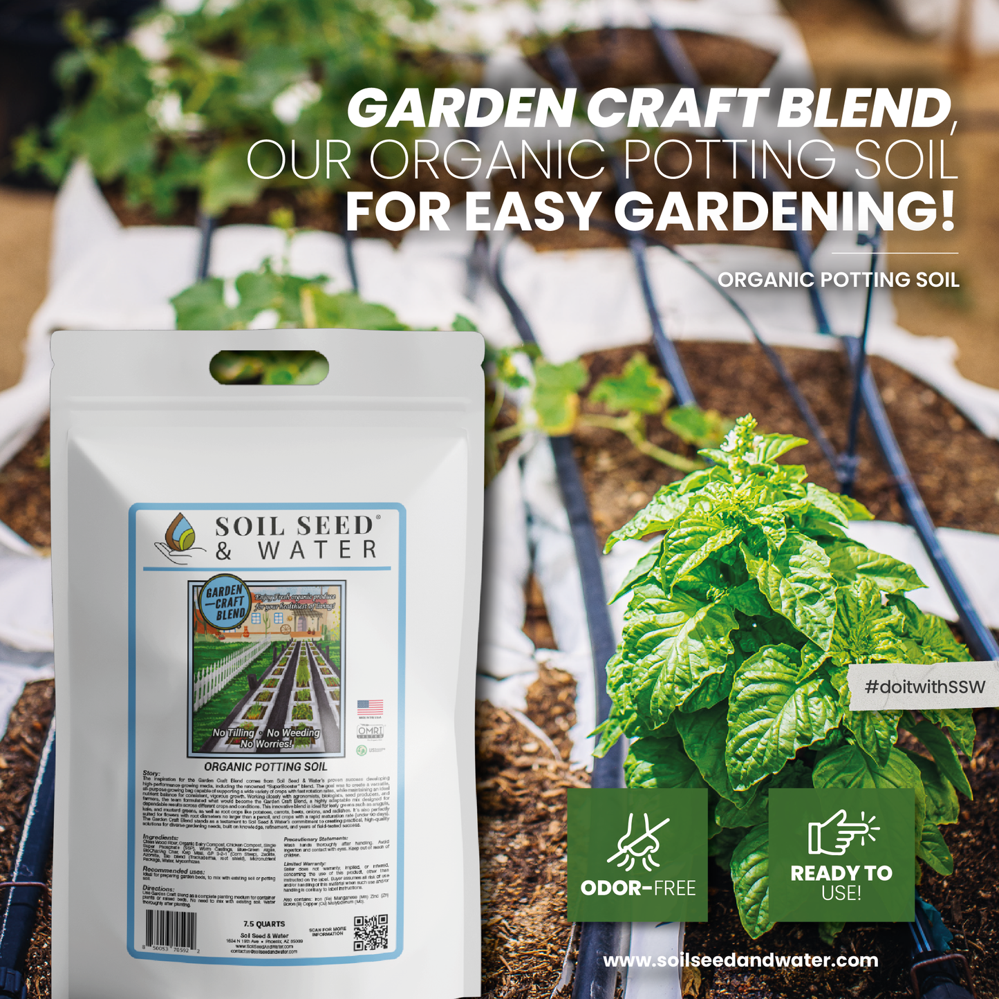 Garden Craft Blend - Organic Potting Soil