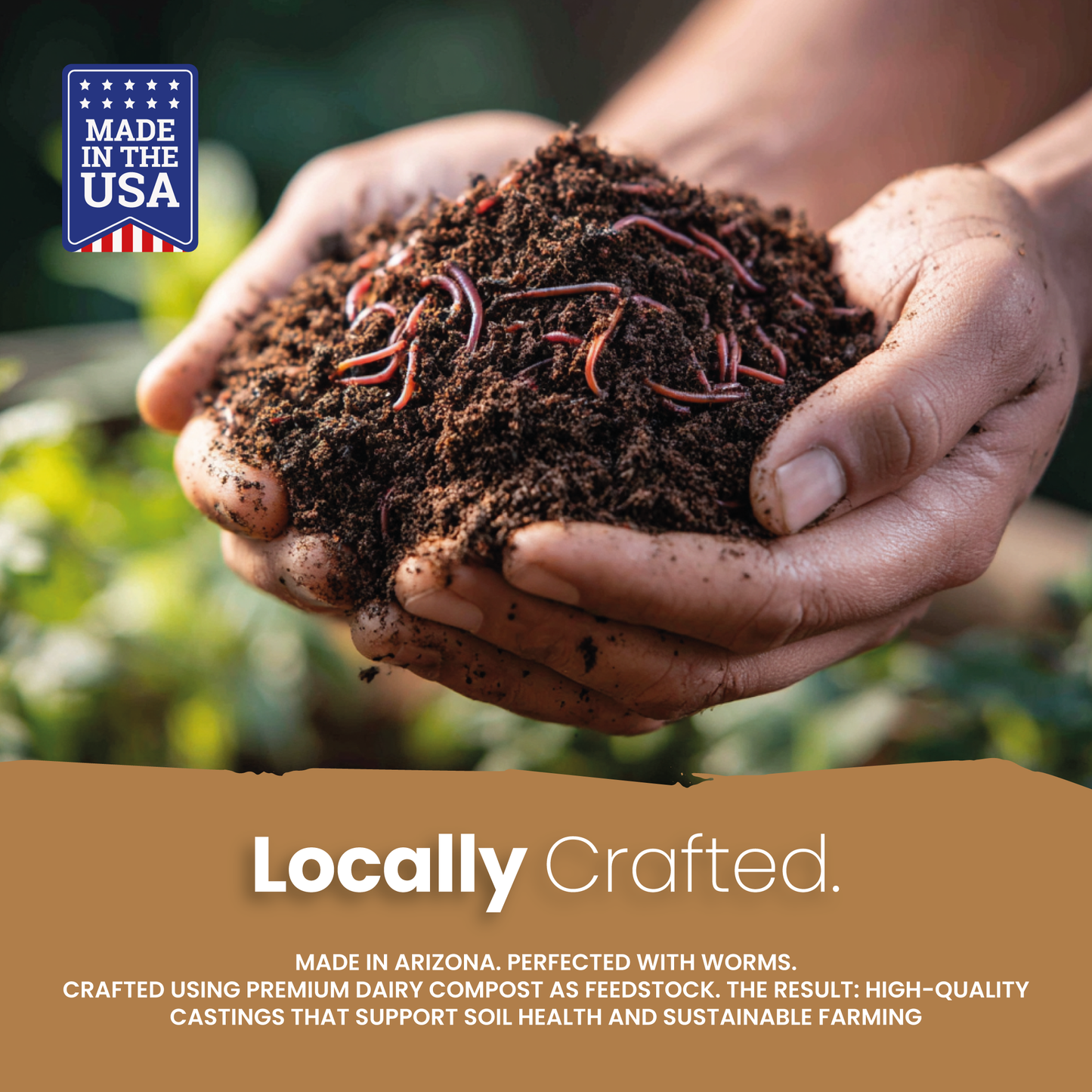 Mikey's Worm Poop Organic Dairy Vermicompost Worm Castings