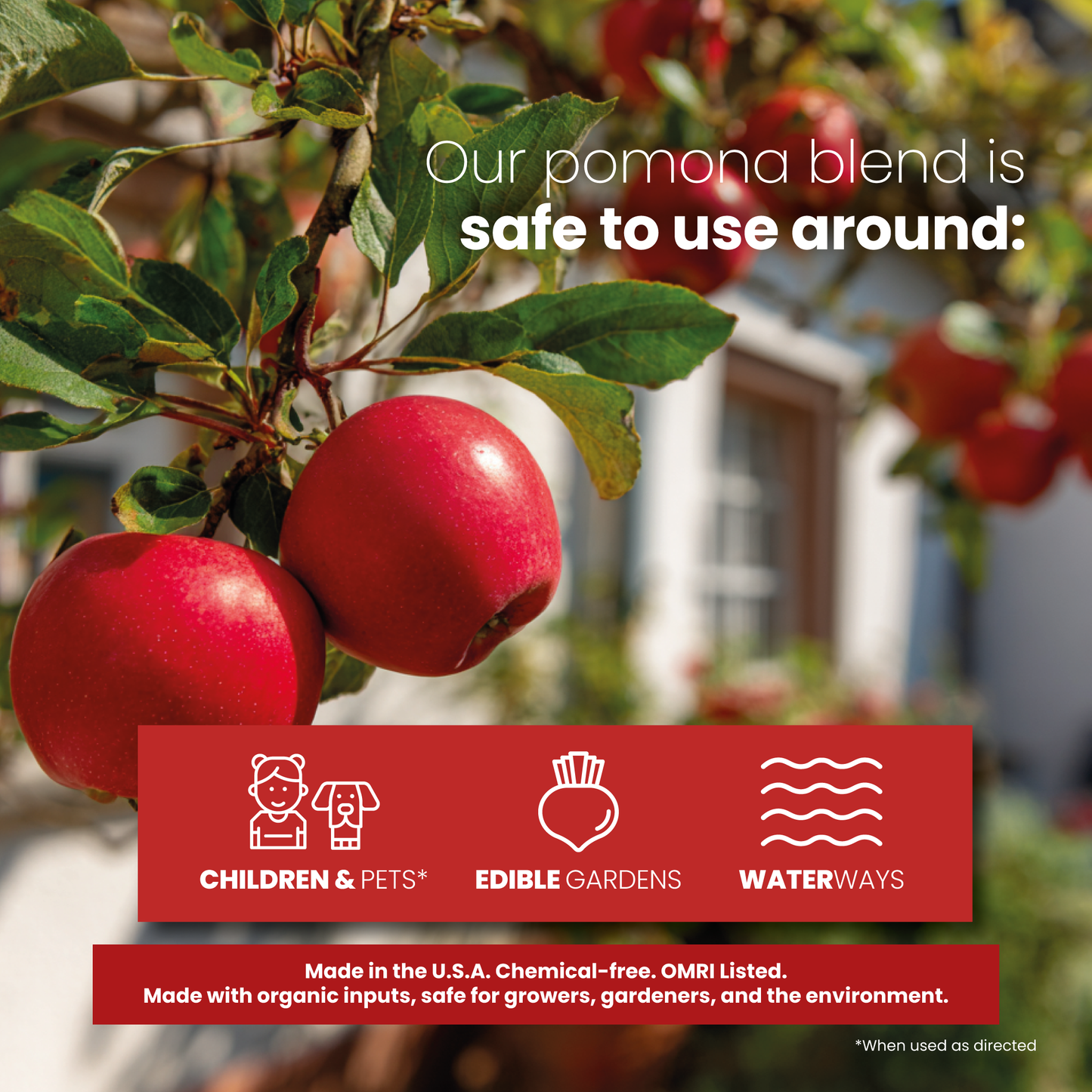 Pomona Blend Concentrated Organic Soil Amendment Fertilizer for Pome & Stone Fruit Trees