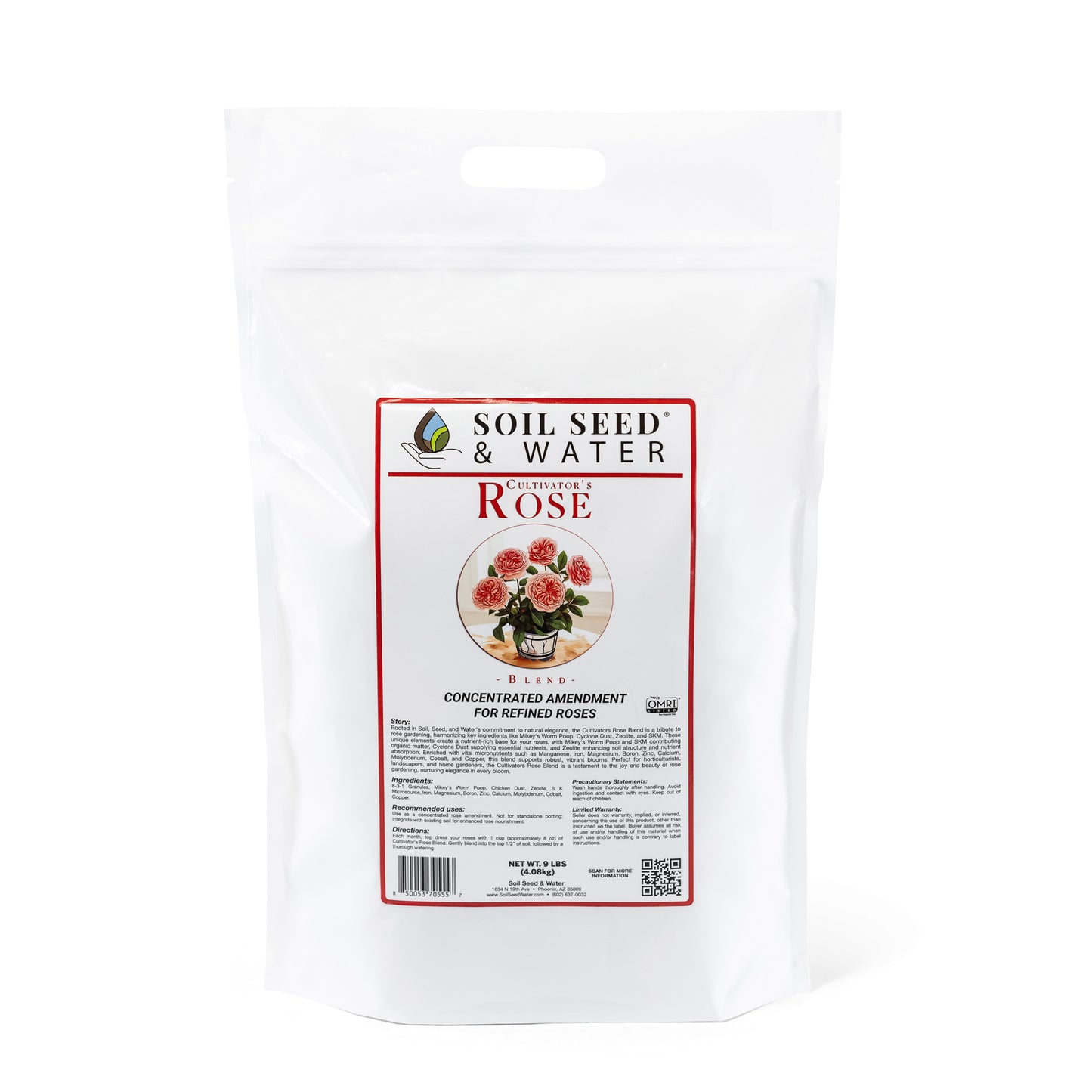 Cultivator's Rose Blend Concentrated Organic Soil Amendment Fertilizer