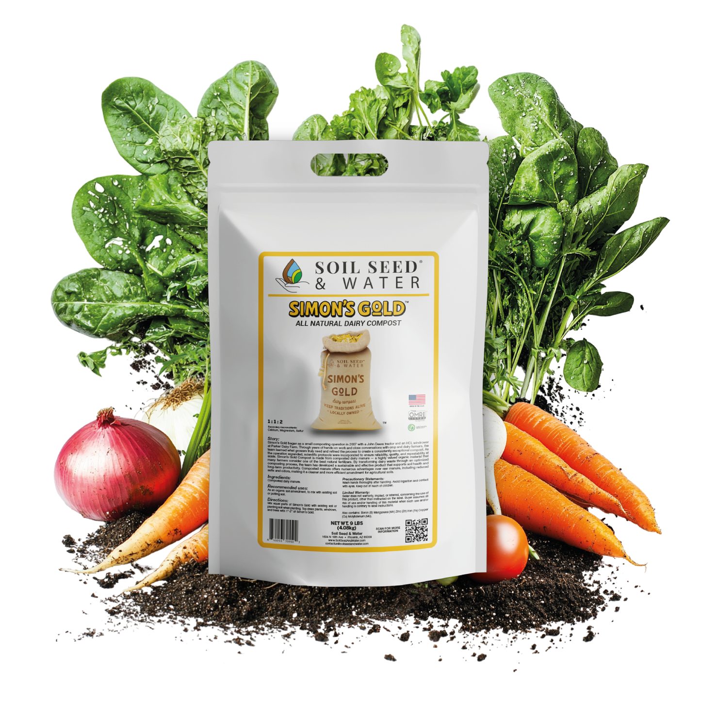 Simon's Gold Organic Dairy Compost