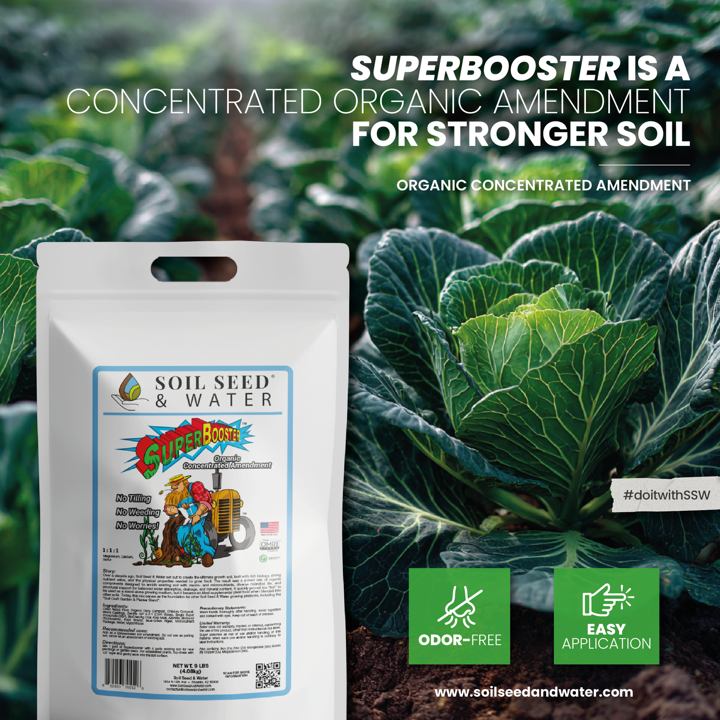 SuperBooster Concentrated Organic Soil Amendment Fertilizer