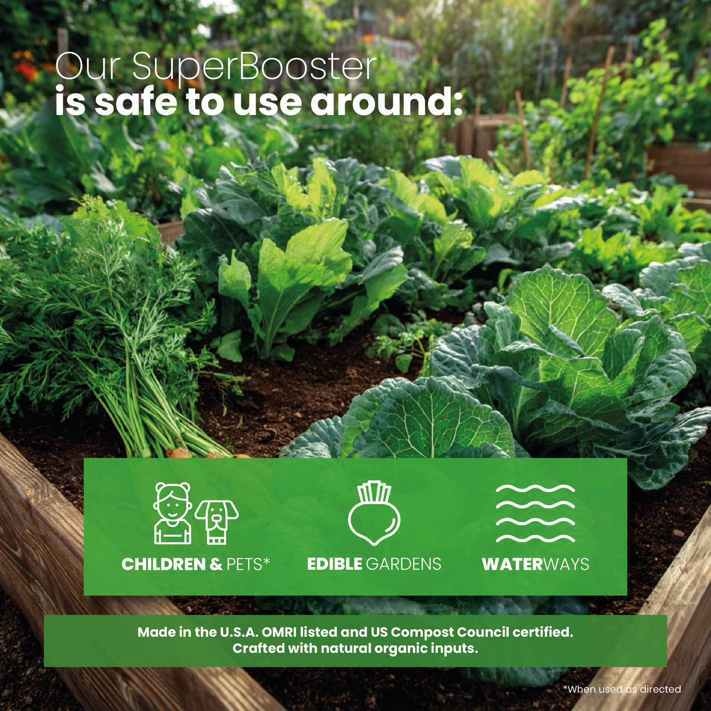 SuperBooster Concentrated Organic Soil Amendment Fertilizer