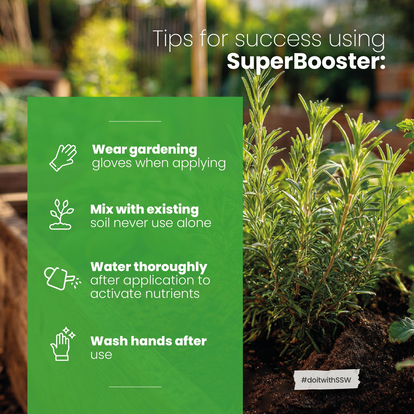 SuperBooster Concentrated Organic Soil Amendment Fertilizer