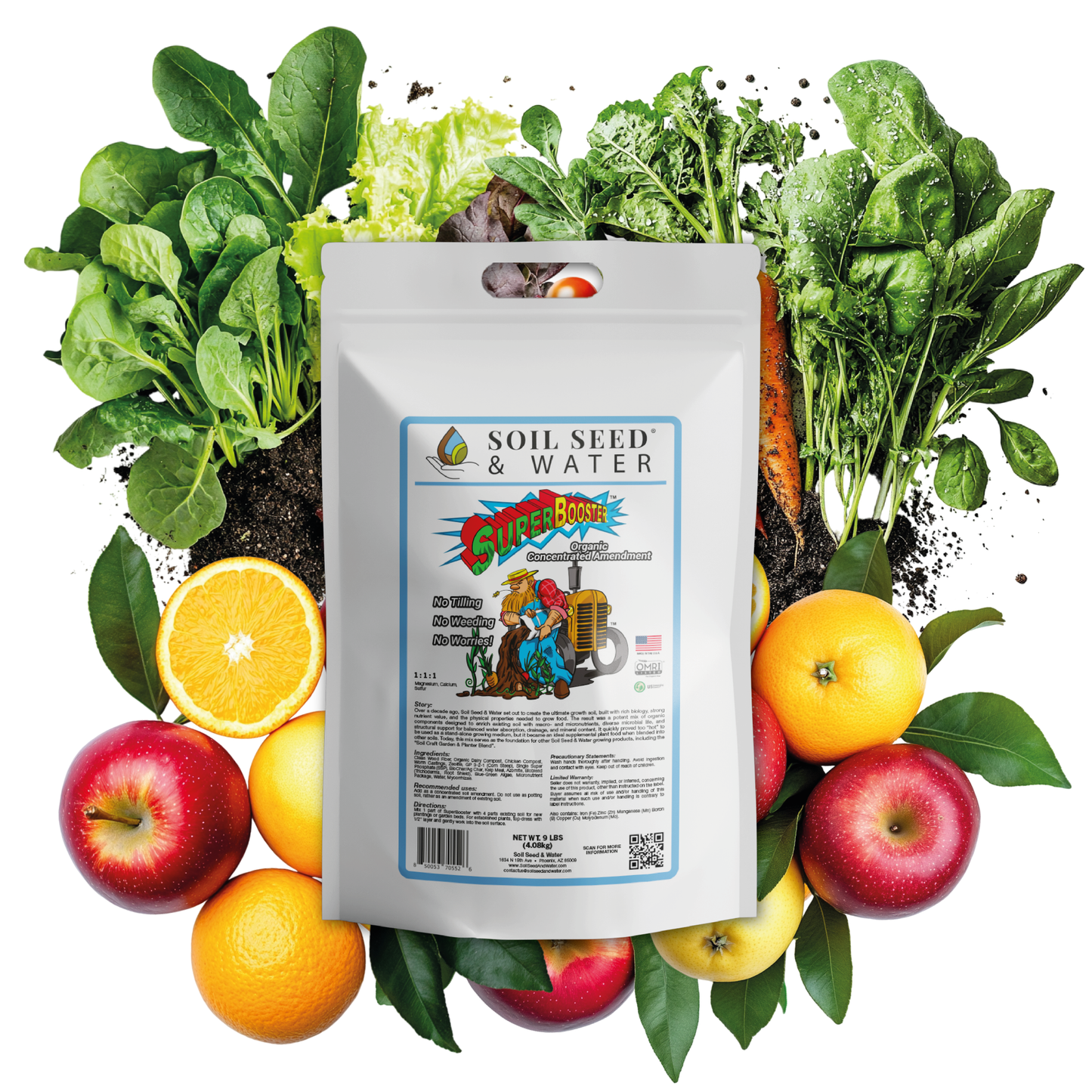 SuperBooster Concentrated Organic Soil Amendment Fertilizer